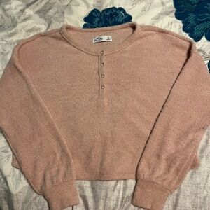 Hollister | Soft Pink Knit Sweater | Size S